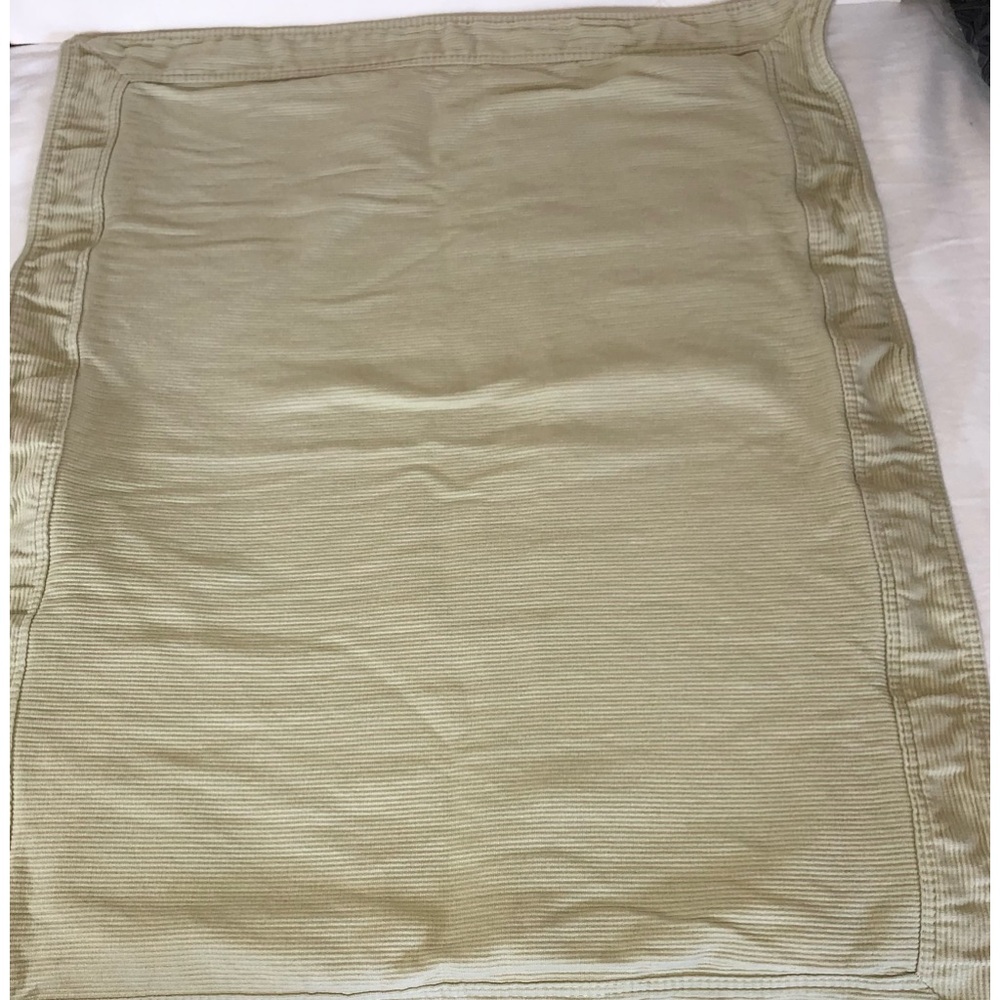 Bloomingdale’s Sage Green 100% Cotton Standard Sham, Made in Portugal,